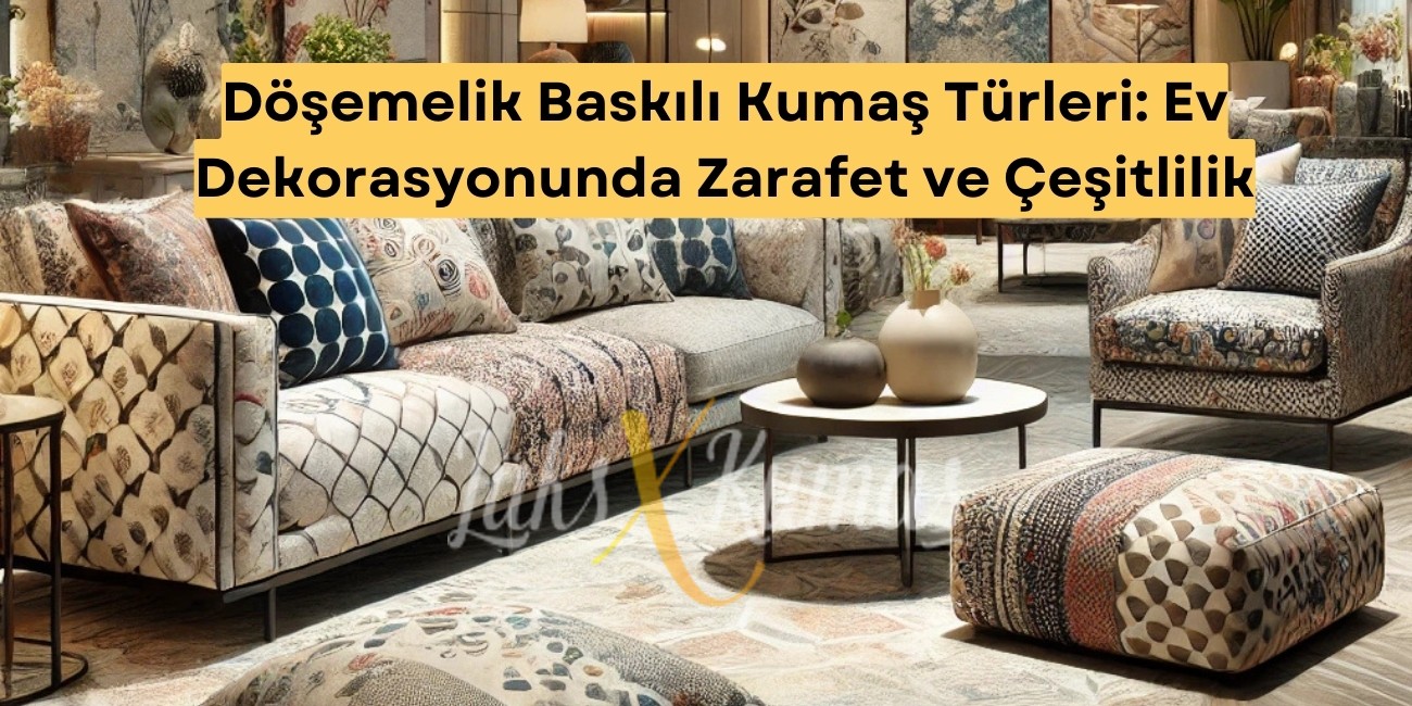 Döşemelik Baskılı Kumaş Türleri: Ev Dekorasyonunda Zarafet ve Çeşitlilik