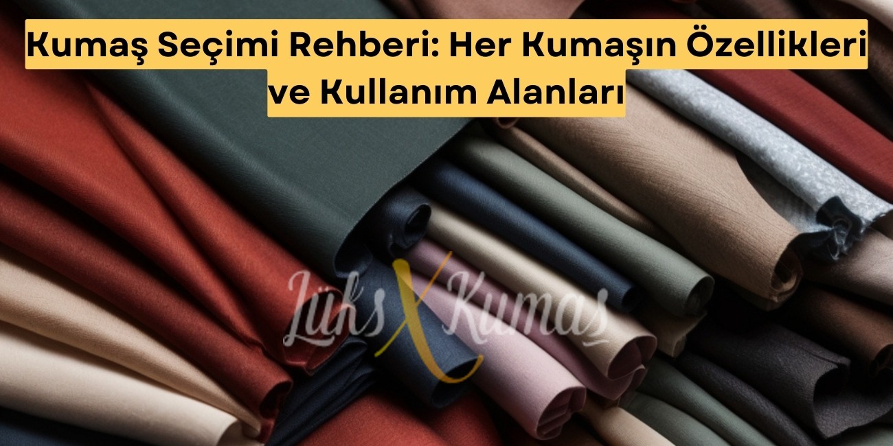 ﻿﻿﻿Kumaş Seçimi Rehberi: Her Kumaşın Özellikleri ve Kullanım Alanları